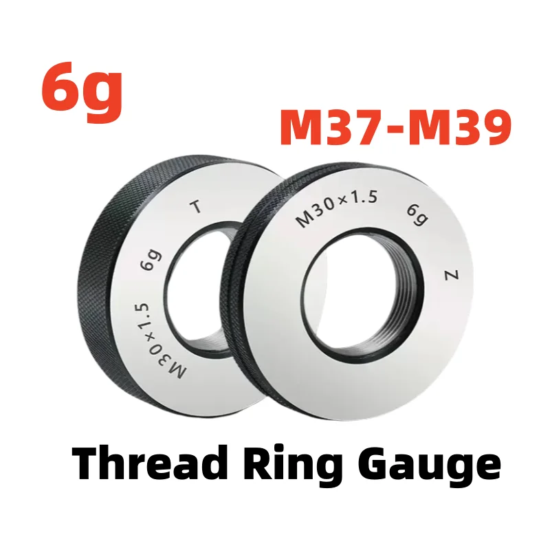 1SET(1*GO+1*NOGO) 6g M37-M39 Non-Standard Metric Fine Tooth Thread Ring Gauge Measure Tool M37M38M39X1.5 1.25 0.75 1.0 2.0 3
1SET(1*GO+1*NOGO) 6g M37-M39 Non-Standard Metric Fine Tooth Thread Ring Gauge Measure Tool M37M38M39X1.5 1.25 0.75 1.0 2.0 3