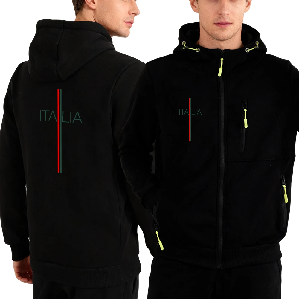 Italia Simple Line Pattern Zipper Hoodies Men Autumn Fashion Streetwear Fleece Pocketed Hoody Casual Oversize Unisex Tops
Italia Simple Line Pattern Zipper Hoodies Men Autumn Fashion Streetwear Fleece Pocketed Hoody Casual Oversize Unisex Tops