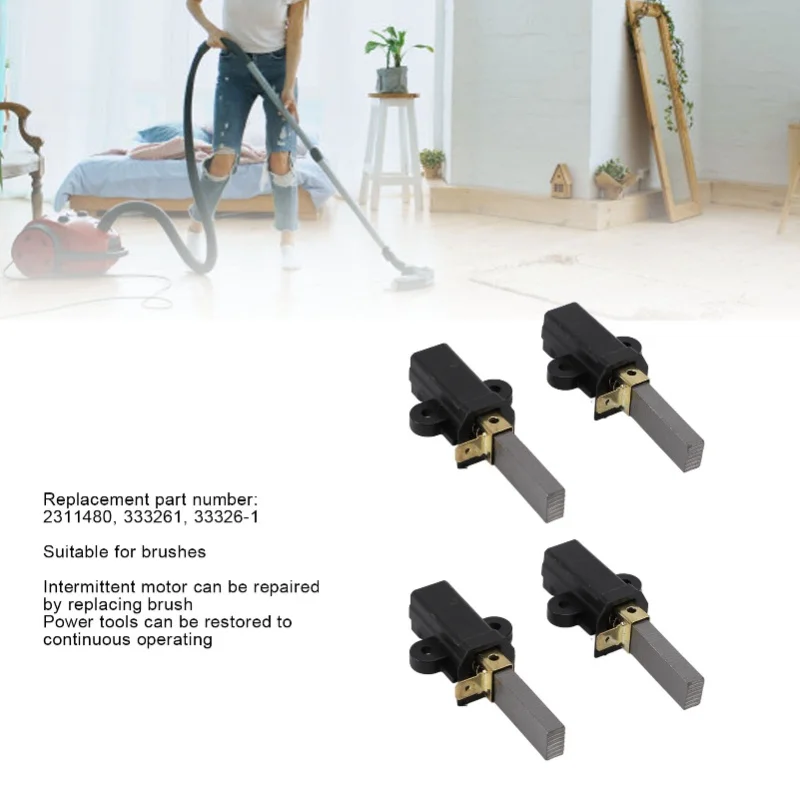4PCs suitable for Jieba Chaobao vacuum cleaner motor carbon brush replacement parts
4PCs suitable for Jieba Chaobao vacuum cleaner motor carbon brush replacement parts