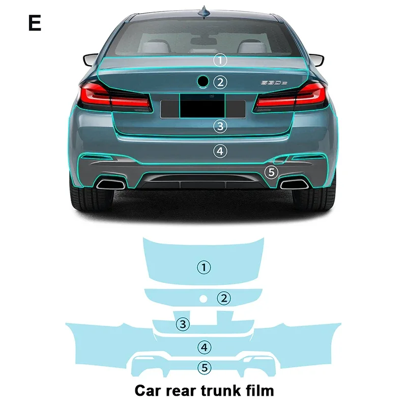 For 5 Series G30 M Sport 2021 2022 2023 each part of TPU PPF pre-cut car film anti-scratch self-repairing transparent film
For 5 Series G30 M Sport 2021 2022 2023 each part of TPU PPF pre-cut car film anti-scratch self-repairing transparent film