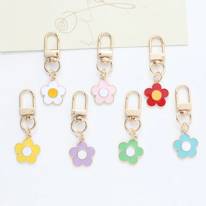 2 Pcs Creative Colorful Flower Charm Keychain New Jewelry for Women Bohemian Couple Bag Car Pendant Keyring Accessories
2 Pcs Creative Colorful Flower Charm Keychain New Jewelry for Women Bohemian Couple Bag Car Pendant Keyring Accessories