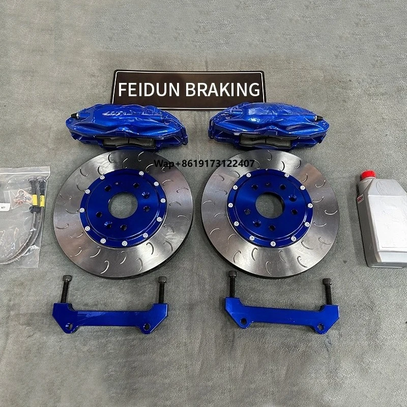 Комплект тормозов Big Car F50 от китайского производителя-дистрибьютора, 17-дюймовые передние колеса с 4-поршневыми суппортами, колодки, тормозные диски 355 мм
Комплект тормозов Big Car F50 от китайского производителя-дистрибьютора, 17-дюймовые передние колеса с 4-поршневыми суппортами, колодки, тормозные диски 355 мм