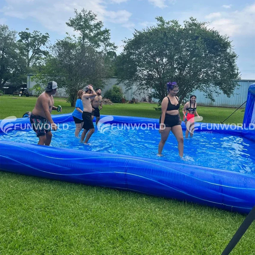 Large Pool Inflatable Volleyball Field / Inflatable Water Volleyball Court / Inflatable Tennis Court For Sport Games
Large Pool Inflatable Volleyball Field / Inflatable Water Volleyball Court / Inflatable Tennis Court For Sport Games