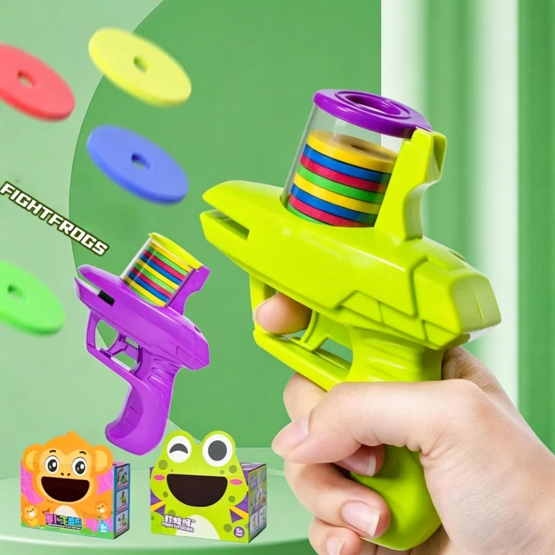 Soft Bullet Foam Disc Gun Toy Flying Disc Shooting Launcher Gun Double Parent-child Interactive Kids Outdoor Game Children Toy
Soft Bullet Foam Disc Gun Toy Flying Disc Shooting Launcher Gun Double Parent-child Interactive Kids Outdoor Game Children Toy