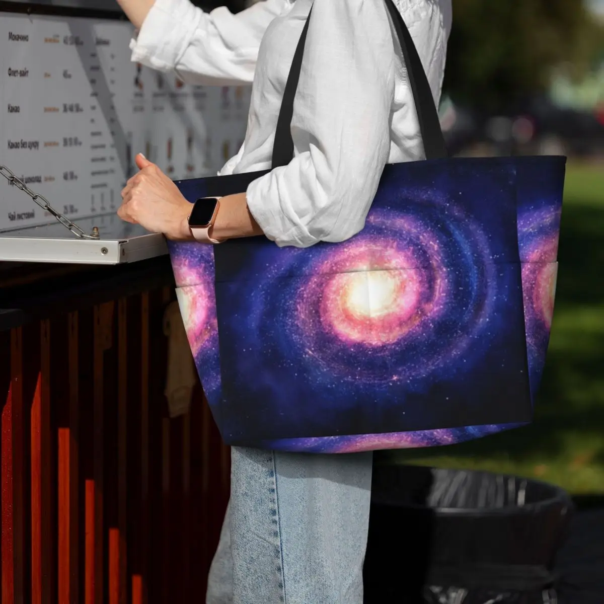 Cloak Galaxy Universe Planets Beach Tote Bag Sport Gym Yoga Duffle Large Tote Bag Women Travel Bag Fitness bag
Cloak Galaxy Universe Planets Beach Tote Bag Sport Gym Yoga Duffle Large Tote Bag Women Travel Bag Fitness bag