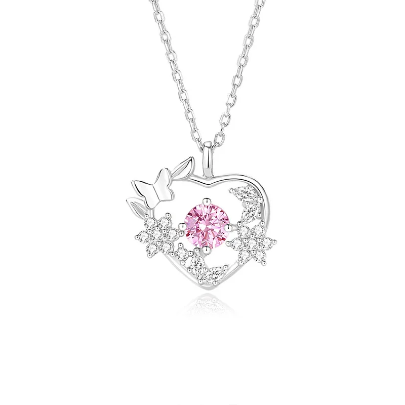 S925 Серебряная бабочка Tengman Love Ожерелье Женская подвеска с бриллиантами Подарки на День святого Валентина для мужчин и женщин
S925 Серебряная бабочка Tengman Love Ожерелье Женская подвеска с бриллиантами Подарки на День святого Валентина для мужчин и женщин