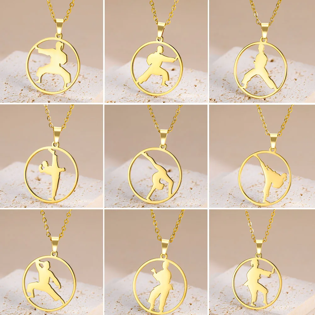 COOLTIME Military Boxing Pendant Necklace for Women Men Stainless Steel Trend Chinese kung fu Tai Chi Choker Jewelry New 2025
COOLTIME Military Boxing Pendant Necklace for Women Men Stainless Steel Trend Chinese kung fu Tai Chi Choker Jewelry New 2025