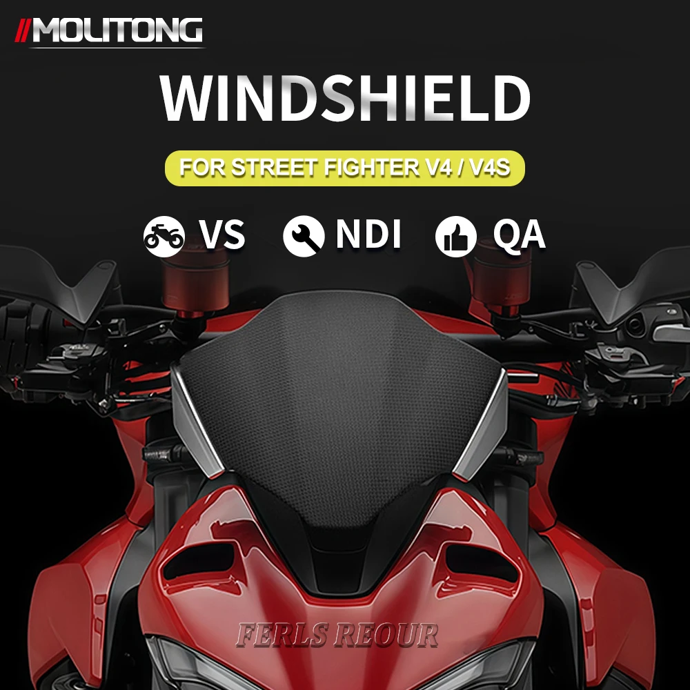 Motorcycle Windshield for Ducati Streetfighter V2 V4 V4S 2021 2022 2023, Windscreen Wind Deflector Shield, Streetfighter
Motorcycle Windshield for Ducati Streetfighter V2 V4 V4S 2021 2022 2023, Windscreen Wind Deflector Shield, Streetfighter