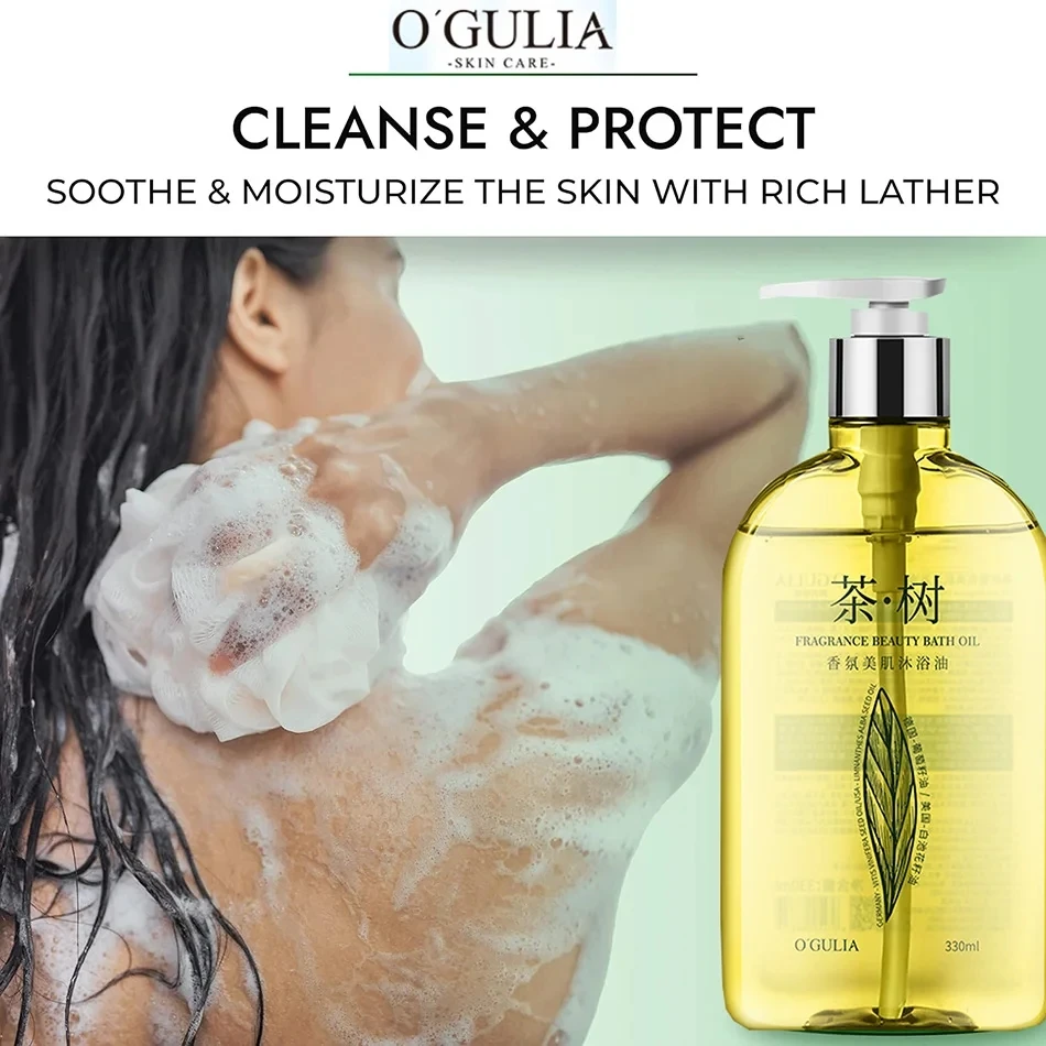 330ml Tea Tree BHA Soothing Body Wash Anti-Acne Remover Removes Blackheads Exfoliates Pores Reduces Wrinkles Brightens Skin Care
330ml Tea Tree BHA Soothing Body Wash Anti-Acne Remover Removes Blackheads Exfoliates Pores Reduces Wrinkles Brightens Skin Care