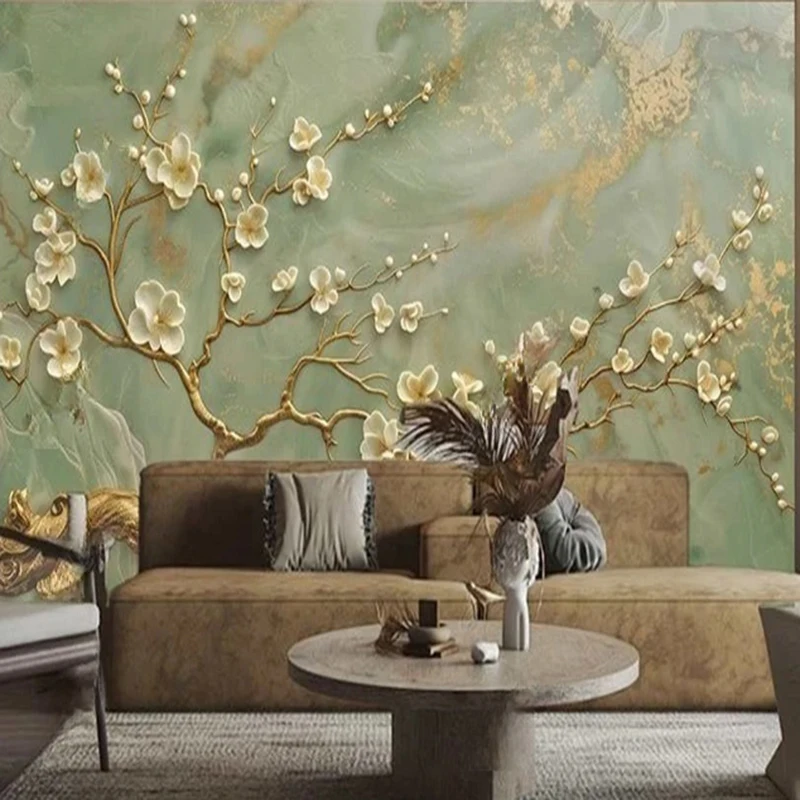 Custom Photo Mural Elegant Flowers Wallpaper 3D Relief Wall Painting Living Room Bedroom Home Decor Background Wall Covering
Custom Photo Mural Elegant Flowers Wallpaper 3D Relief Wall Painting Living Room Bedroom Home Decor Background Wall Covering