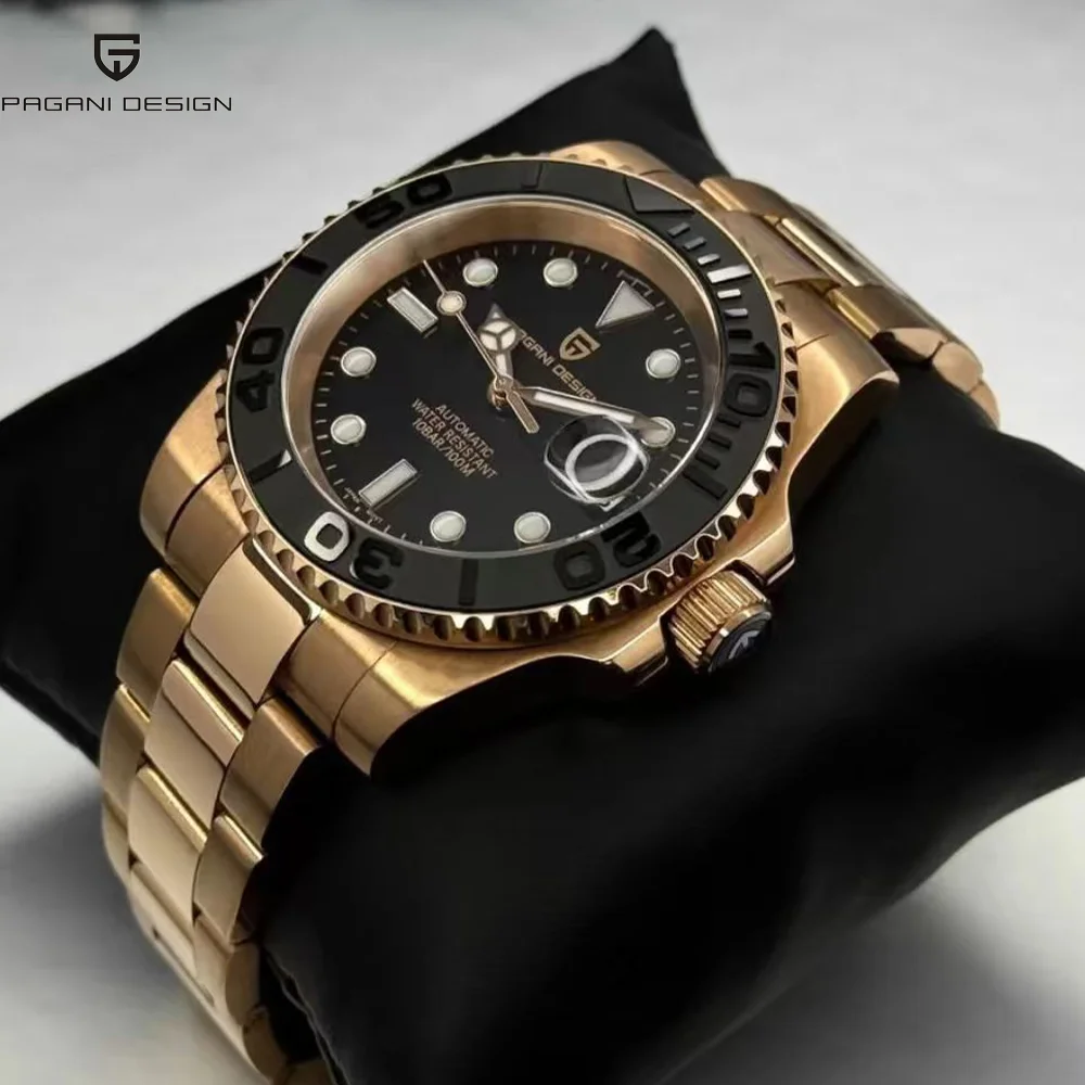 Новые роскошные мужские механические часы PAGANI DESIGN из нержавеющей стали с сапфировым стеклом, автоматические, водонепроницаемые до 100 м
Новые роскошные мужские механические часы PAGANI DESIGN из нержавеющей стали с сапфировым стеклом, автоматические, водонепроницаемые до 100 м