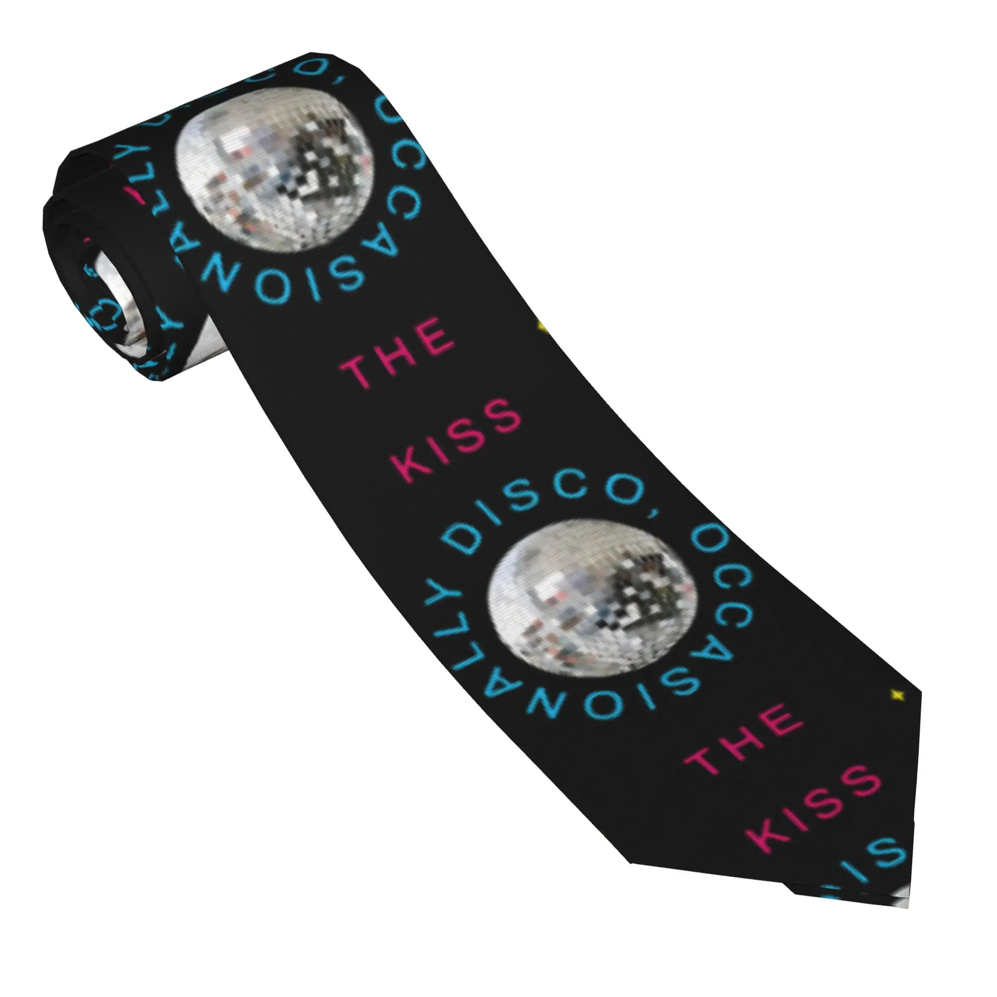 Kiss All The Time Disco Ball Neckties Unisex 8 cm Harrys Music Styles Neck Ties for Mens Slim Narrow Shirt Accessories Cravat
Kiss All The Time Disco Ball Neckties Unisex 8 cm Harrys Music Styles Neck Ties for Mens Slim Narrow Shirt Accessories Cravat