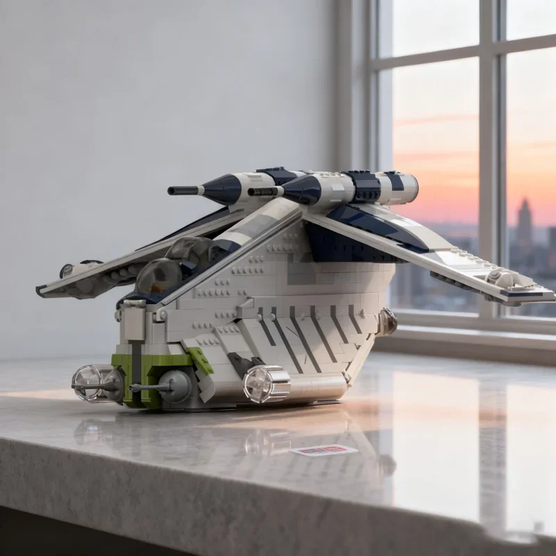 1668pcs MOC LAAT Wolfpack gunship Star Battle Model Building blocks Assemble creative toy idea Christmas gift Brick Birthday
1668pcs MOC LAAT Wolfpack gunship Star Battle Model Building blocks Assemble creative toy idea Christmas gift Brick Birthday