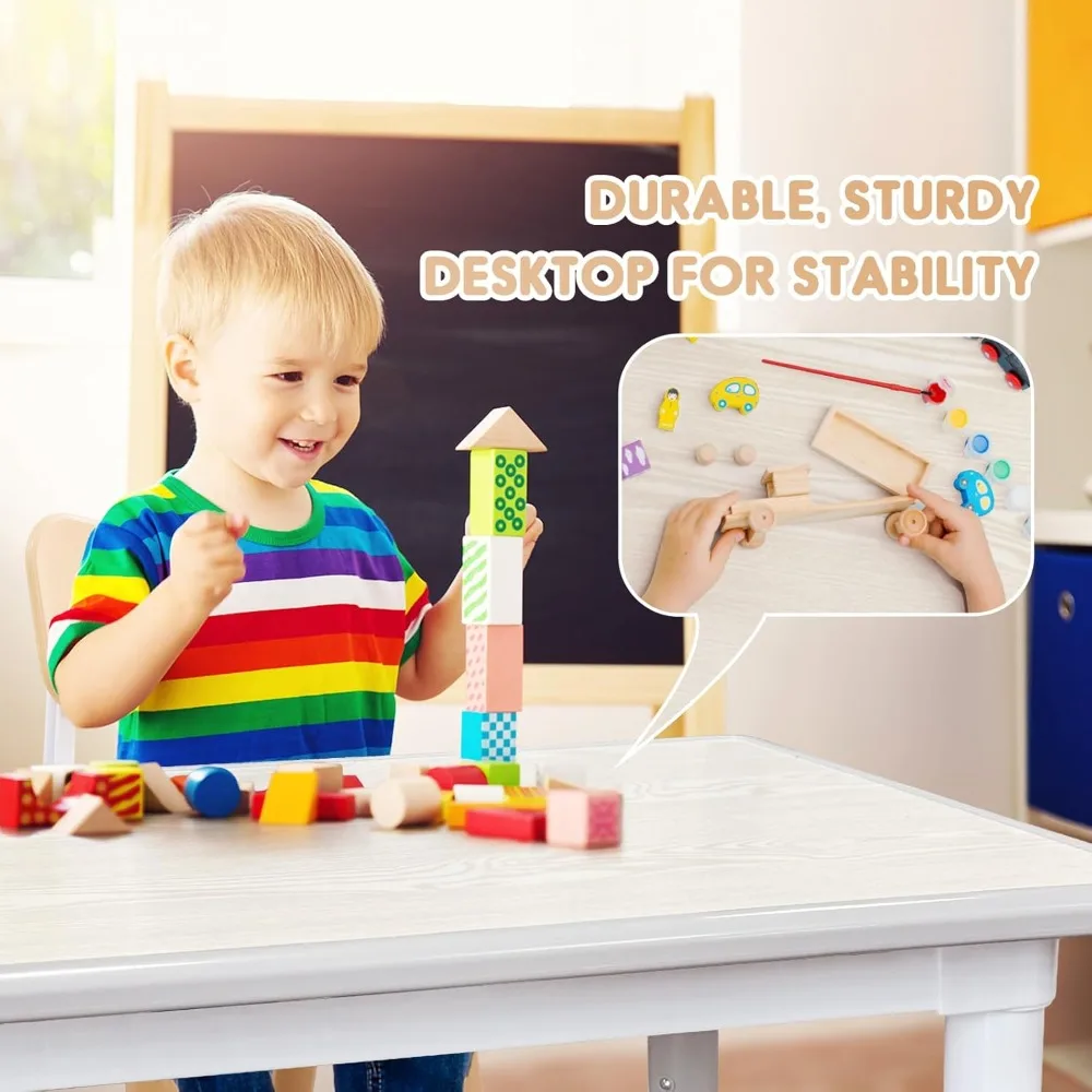 Kids Table and Chairs Set, Height Adjustable Desk With 6 Seats for Ages 2-12,Arts & Crafts Table,Graffiti Desktop, Non-Slip Legs
Kids Table and Chairs Set, Height Adjustable Desk With 6 Seats for Ages 2-12,Arts & Crafts Table,Graffiti Desktop, Non-Slip Legs