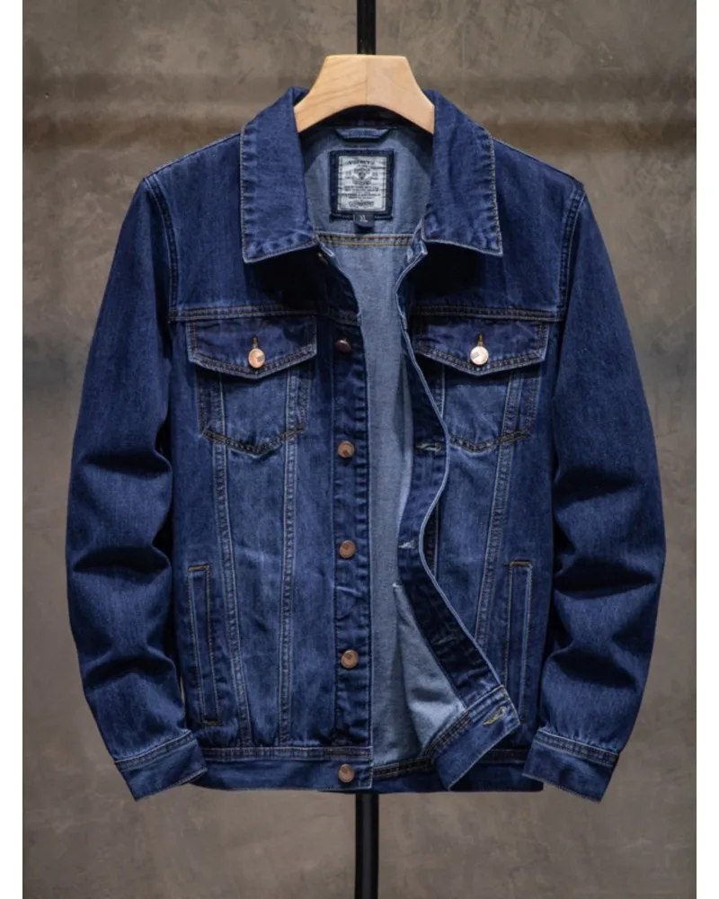 Мужская джинсовая куртка на весну и осень, корейская версия, модный топ, модная брендовая универсальная куртка для инструментов, мужская осень и зима
Мужская джинсовая куртка на весну и осень, корейская версия, модный топ, модная брендовая универсальная куртка для инструментов, мужская осень и зима