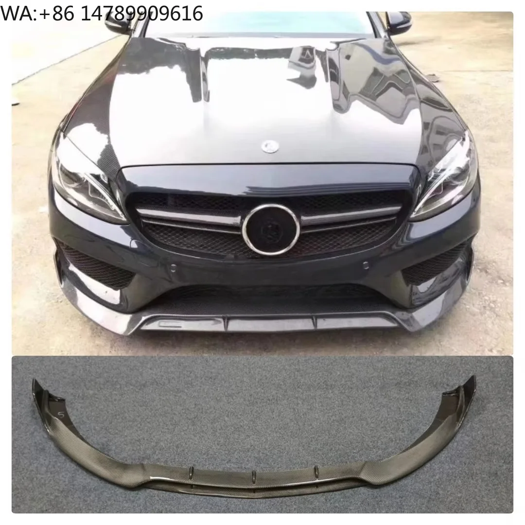 High-end Custom Body Kit For Old-to-New ConversionB Style C63 Carbon Fiber Front Separator Lip For C-Class W205 C63 2nd Door
High-end Custom Body Kit For Old-to-New ConversionB Style C63 Carbon Fiber Front Separator Lip For C-Class W205 C63 2nd Door