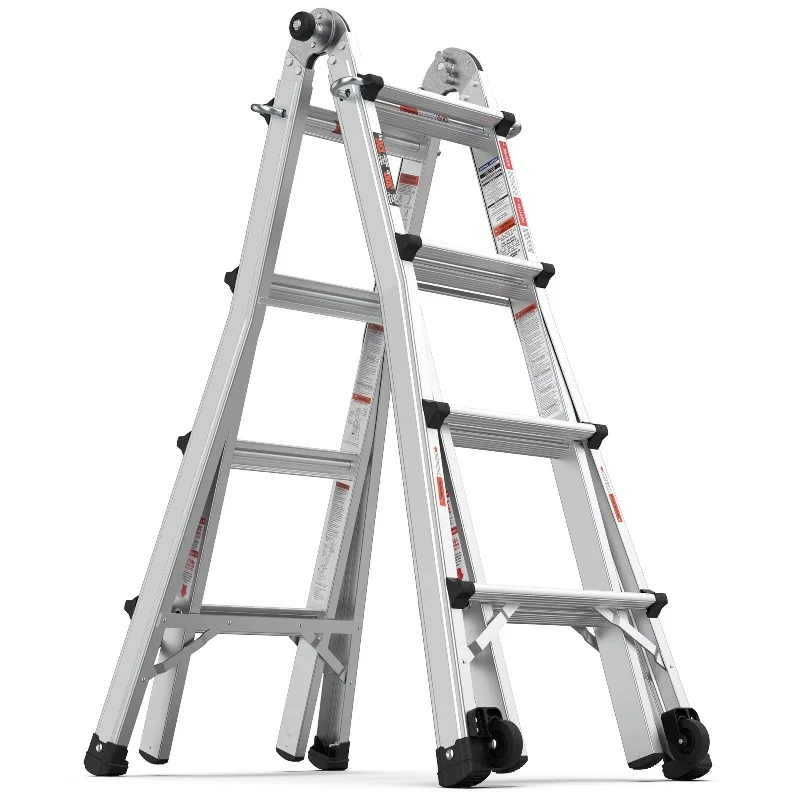 Double Sided Ladder Foldable Aluminum Telescopic Ladder Multi Use Ladder With Big Joint
Double Sided Ladder Foldable Aluminum Telescopic Ladder Multi Use Ladder With Big Joint