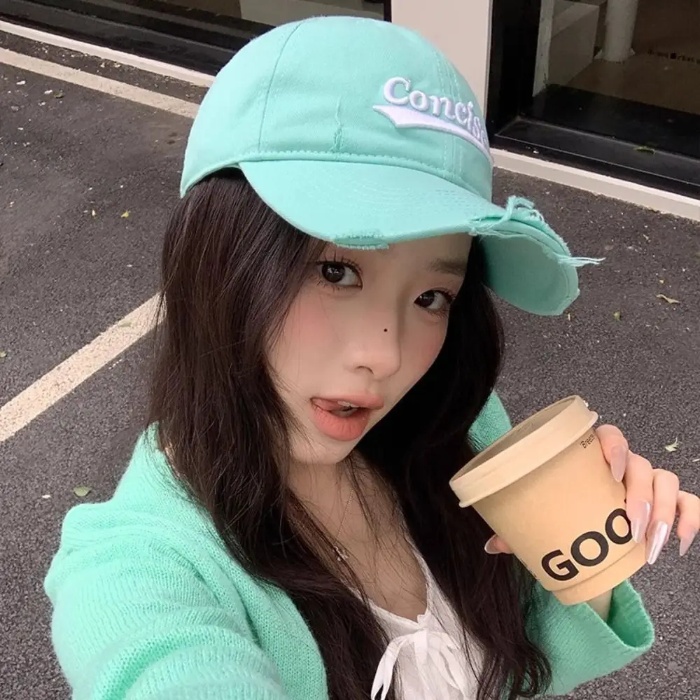 Fashion Korean Letter Baseball Hat Cotton Embroidery Holes Peaked Cap Visor Y2k Snapback Cap Teenagers
Fashion Korean Letter Baseball Hat Cotton Embroidery Holes Peaked Cap Visor Y2k Snapback Cap Teenagers