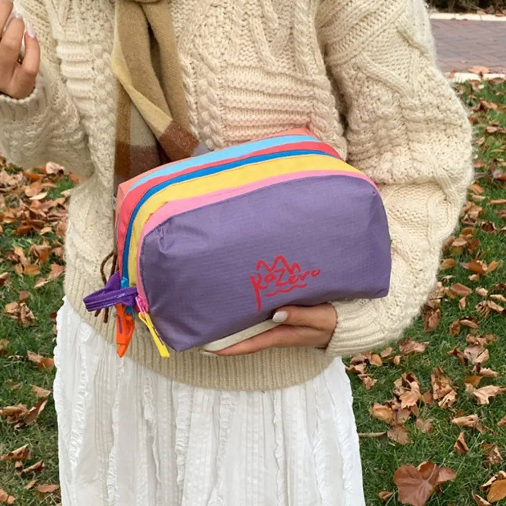 Lovely Multifunctional Dopamine Makeup Bag Zipper Multi-Pocket Cute Cosmetic Bag Coin Purse Waterproof Nylon Toiletry Bag Women
Lovely Multifunctional Dopamine Makeup Bag Zipper Multi-Pocket Cute Cosmetic Bag Coin Purse Waterproof Nylon Toiletry Bag Women