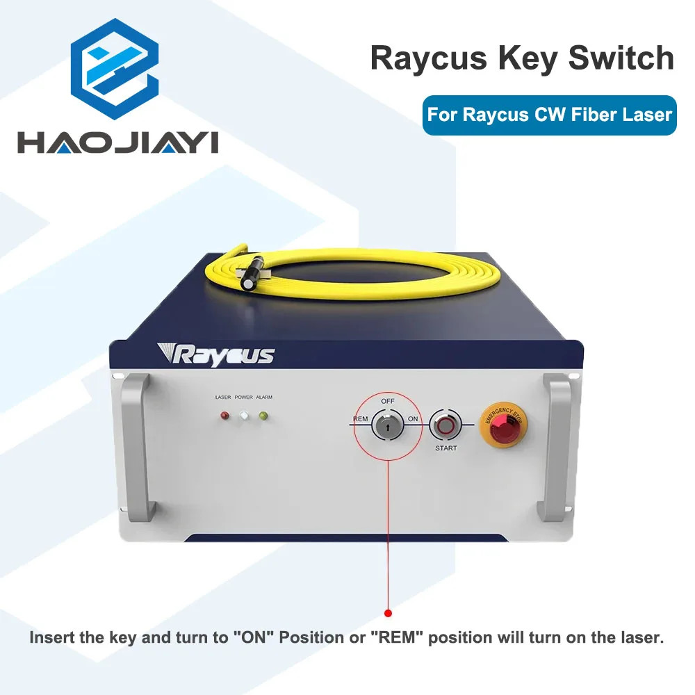 Original Raycus Key Switch CW Series Fiber Laser Control Swith Repair Accessories for Raycus 1000W 1500W 2000W Laser
Original Raycus Key Switch CW Series Fiber Laser Control Swith Repair Accessories for Raycus 1000W 1500W 2000W Laser