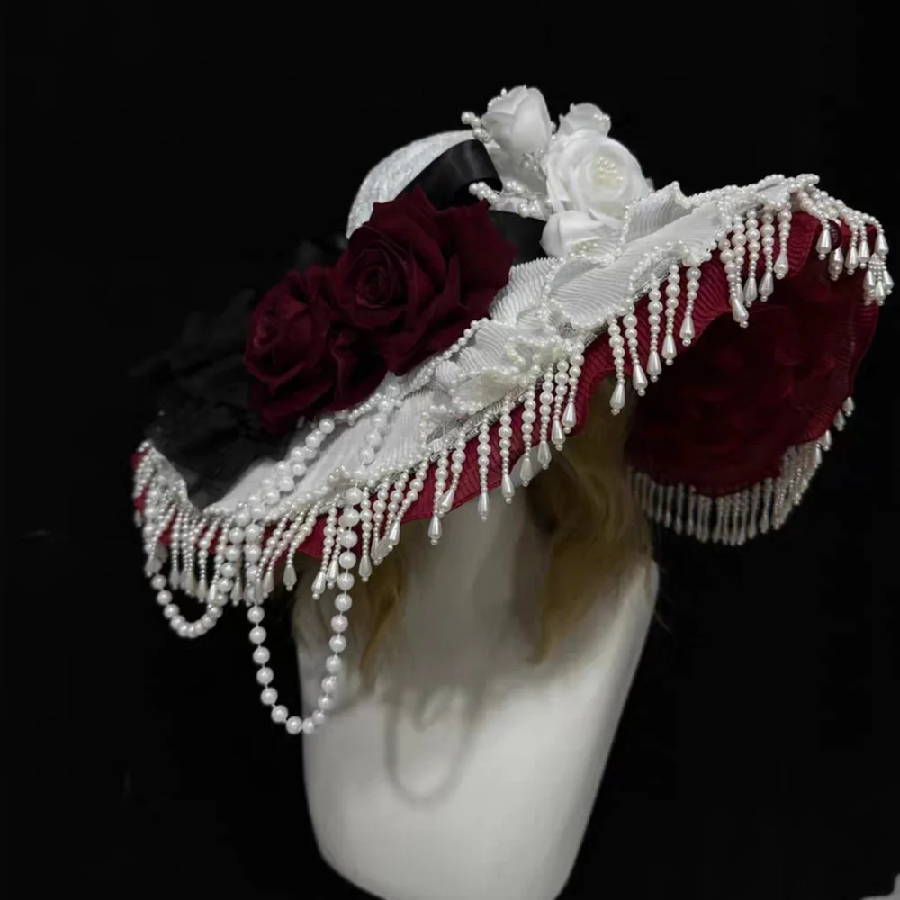 Steampunk Handmade Lace Vintage Bandage Bow Wizard Hat Adult Gothic Lolita Cosplay Costume Halloween Party Bucket hatBNXJ2229
Steampunk Handmade Lace Vintage Bandage Bow Wizard Hat Adult Gothic Lolita Cosplay Costume Halloween Party Bucket hatBNXJ2229