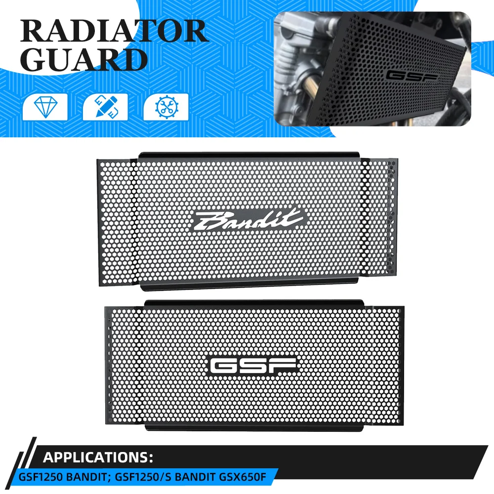FOR SUZUKI GSF1250S ABS Bandit GSF1250N 2007-2016 Radiator Grille Guard Cover Protector Cooler Cover Net Motorcycle Accessories
FOR SUZUKI GSF1250S ABS Bandit GSF1250N 2007-2016 Radiator Grille Guard Cover Protector Cooler Cover Net Motorcycle Accessories