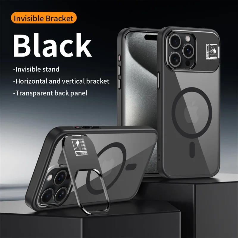 Luxury Magnetic Metal Large Window Lens Holder Phone Case For iPhone 15 Plus 14 13 Pro Max Matte Backplate Protective Sleeve
Luxury Magnetic Metal Large Window Lens Holder Phone Case For iPhone 15 Plus 14 13 Pro Max Matte Backplate Protective Sleeve