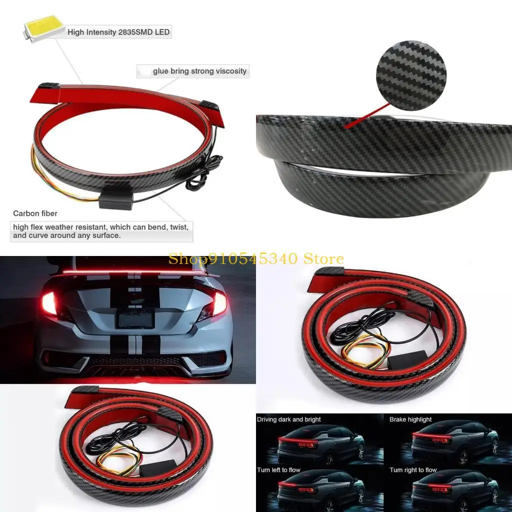 U2JA Easy Installation 120cm LED Sequential Turn Car Spoiler High Position Brake Light for Vehicle Enthusiasts
U2JA Easy Installation 120cm LED Sequential Turn Car Spoiler High Position Brake Light for Vehicle Enthusiasts