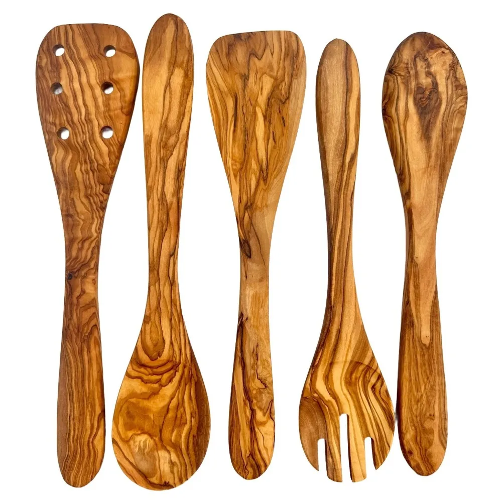 Olive Wood Kitchen Servers Set -5 pcs
Olive Wood Kitchen Servers Set -5 pcs