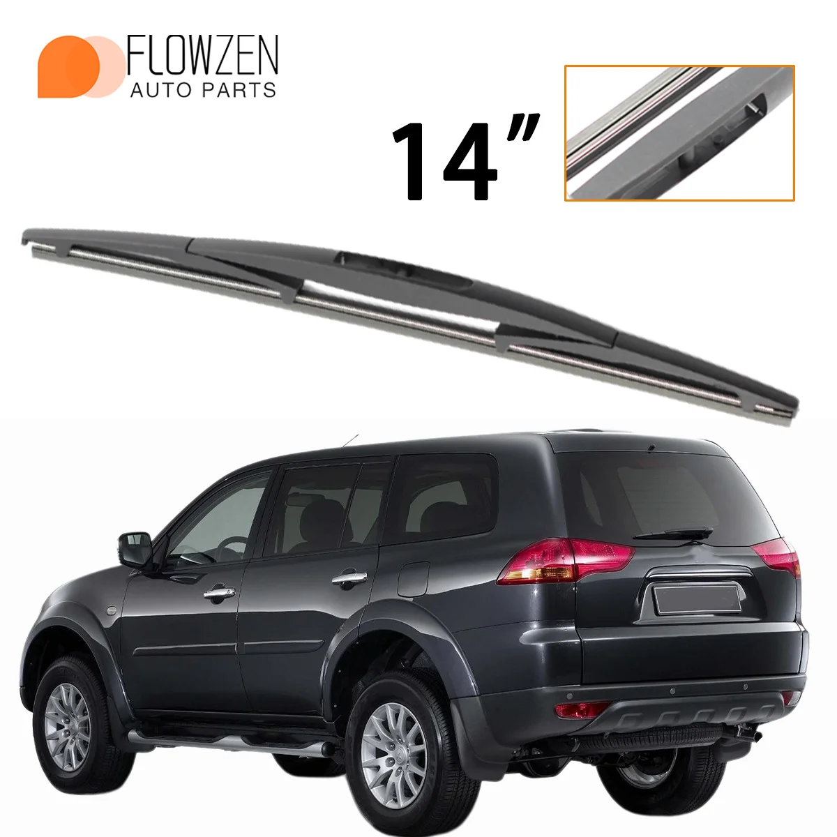 1PC 14" Rear Windshield Washer Wiper For Mitsubishi Pajero Montero Sport MK2 2008-2015 Windscreen Wiper Blade Car Accessories
1PC 14" Rear Windshield Washer Wiper For Mitsubishi Pajero Montero Sport MK2 2008-2015 Windscreen Wiper Blade Car Accessories
