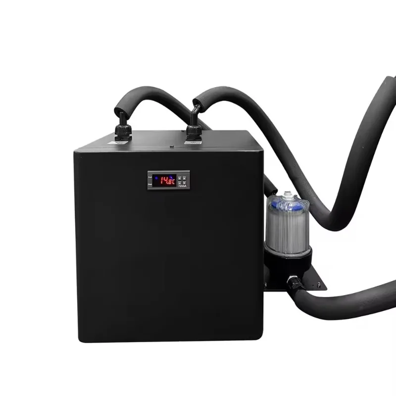 Охлаждающая машина 1/3HP 1/2HP, небольшой охлаждающий охладитель для холодной ванны с фильтром
Охлаждающая машина 1/3HP 1/2HP, небольшой охлаждающий охладитель для холодной ванны с фильтром