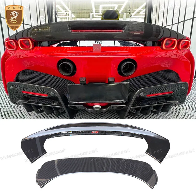 Задний спойлер для багажника автомобиля, комплект кузова для Ferrari SF90 OEM, сменный стильный задний спойлер из углеродного волокна для крыши
Задний спойлер для багажника автомобиля, комплект кузова для Ferrari SF90 OEM, сменный стильный задний спойлер из углеродного волокна для крыши