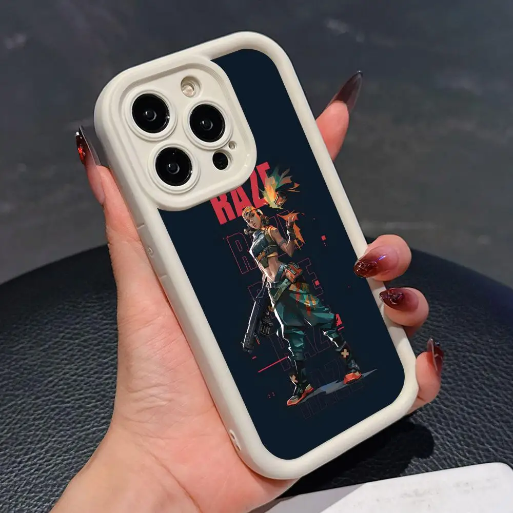 Valo Raze Phone Case for iPhone 17 16 15 14 13 12 11 Air Pro Max Plus White Soft TPU Shockproof Cover
Valo Raze Phone Case for iPhone 17 16 15 14 13 12 11 Air Pro Max Plus White Soft TPU Shockproof Cover