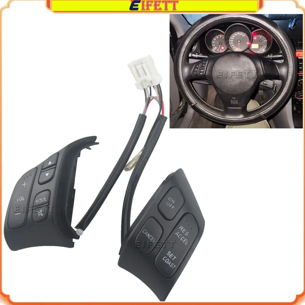 High Quality Steering Wheel Button Cruise Control Audio Volume Switch For Mazda 6 GG Mazda 5 CR 2007-2009
High Quality Steering Wheel Button Cruise Control Audio Volume Switch For Mazda 6 GG Mazda 5 CR 2007-2009