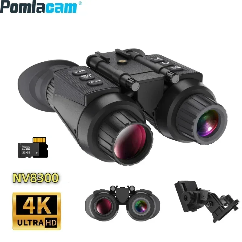 Head Mounted NV8300 Binoculars Night Vision for Hunting 36MP 3D Binoculars Telescope 8X Digital Zoom 300M Infrared for Hunting
Head Mounted NV8300 Binoculars Night Vision for Hunting 36MP 3D Binoculars Telescope 8X Digital Zoom 300M Infrared for Hunting