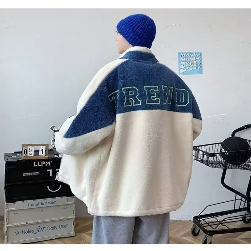 Trendy, fashionable, versatile ins, simple embroidery, lamb wool jacket, temperament, new artistic Harajuku
Trendy, fashionable, versatile ins, simple embroidery, lamb wool jacket, temperament, new artistic Harajuku