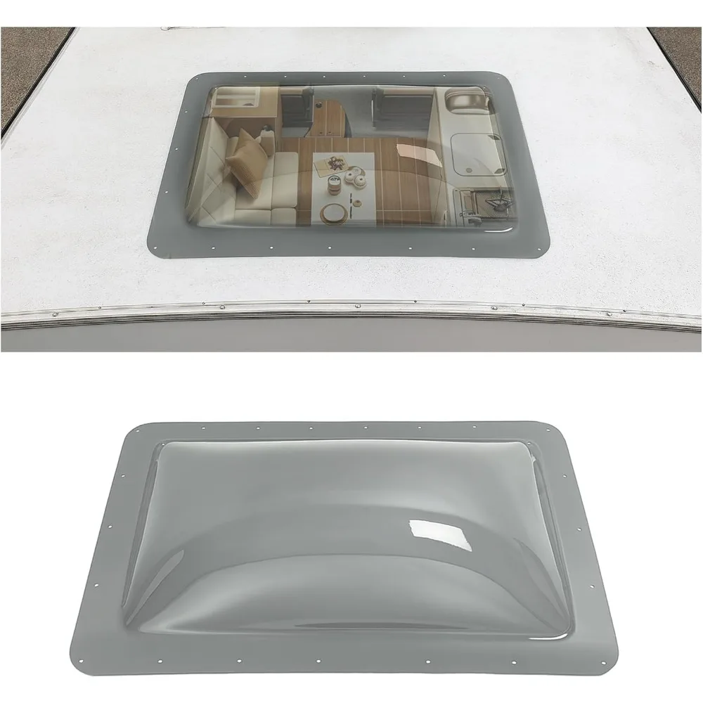 Universal Tinted RV Skylight Cover for 14x22 Camper Roof Window Replacement
Universal Tinted RV Skylight Cover for 14x22 Camper Roof Window Replacement