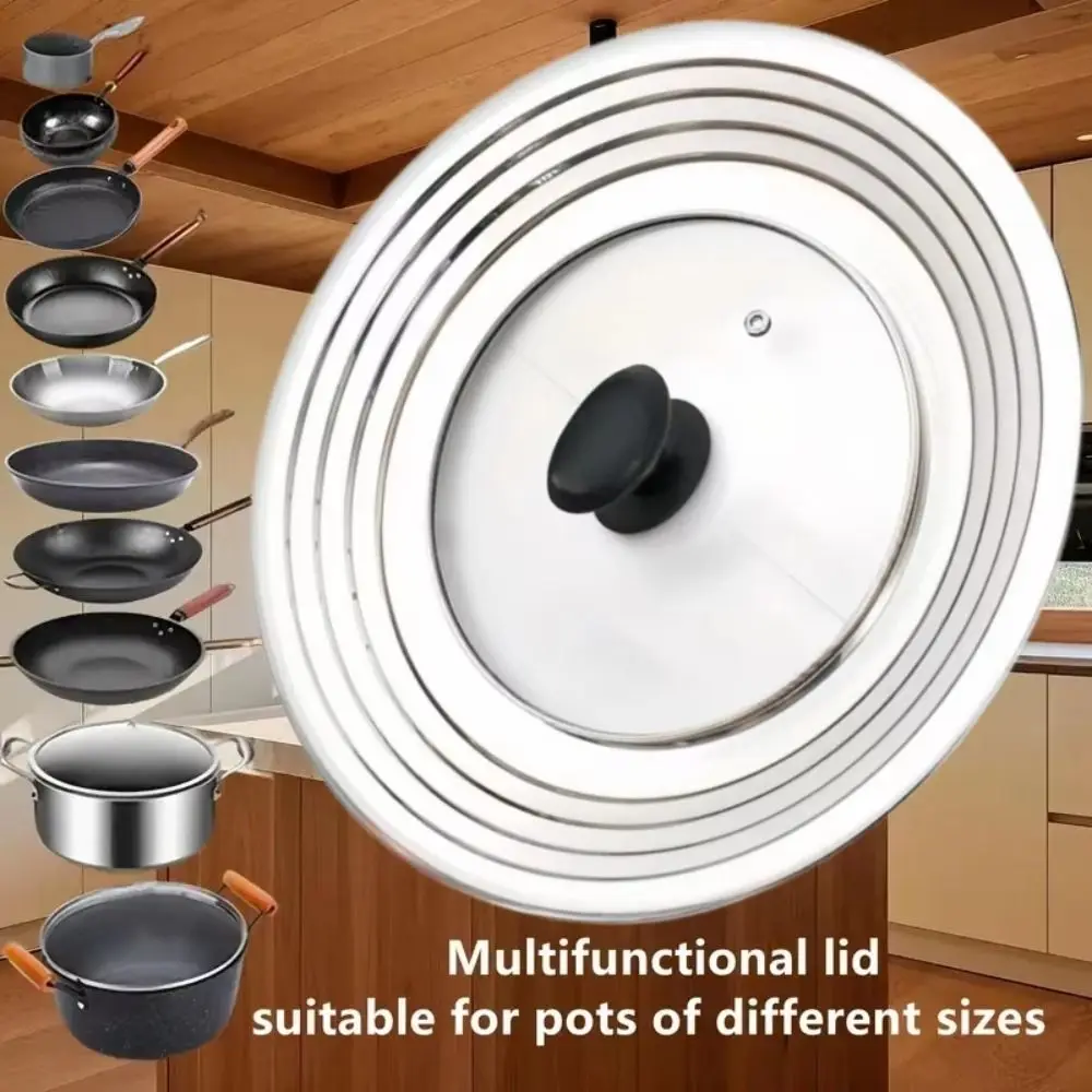 Durable Stainless Steel Universal Pot Lid Heavy Duty Heat Resistant Frying Pan Cover Thick Clear Visible Skillet Lid Frying Pan
Durable Stainless Steel Universal Pot Lid Heavy Duty Heat Resistant Frying Pan Cover Thick Clear Visible Skillet Lid Frying Pan