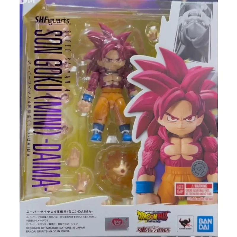 In Stock Bandai SHF Dragon Ball DAIMA Super Saiyan 4 Son Goku Movable Articulated Genuine Figure
In Stock Bandai SHF Dragon Ball DAIMA Super Saiyan 4 Son Goku Movable Articulated Genuine Figure