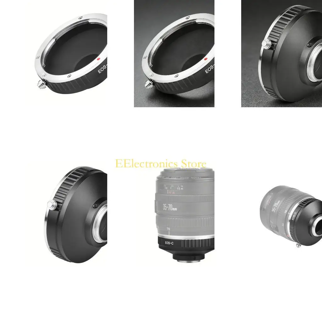 B03C Aluminum Lens Adapters Connects EOSs Lens To C Mount Camera Systems for EF/EF-S
B03C Aluminum Lens Adapters Connects EOSs Lens To C Mount Camera Systems for EF/EF-S