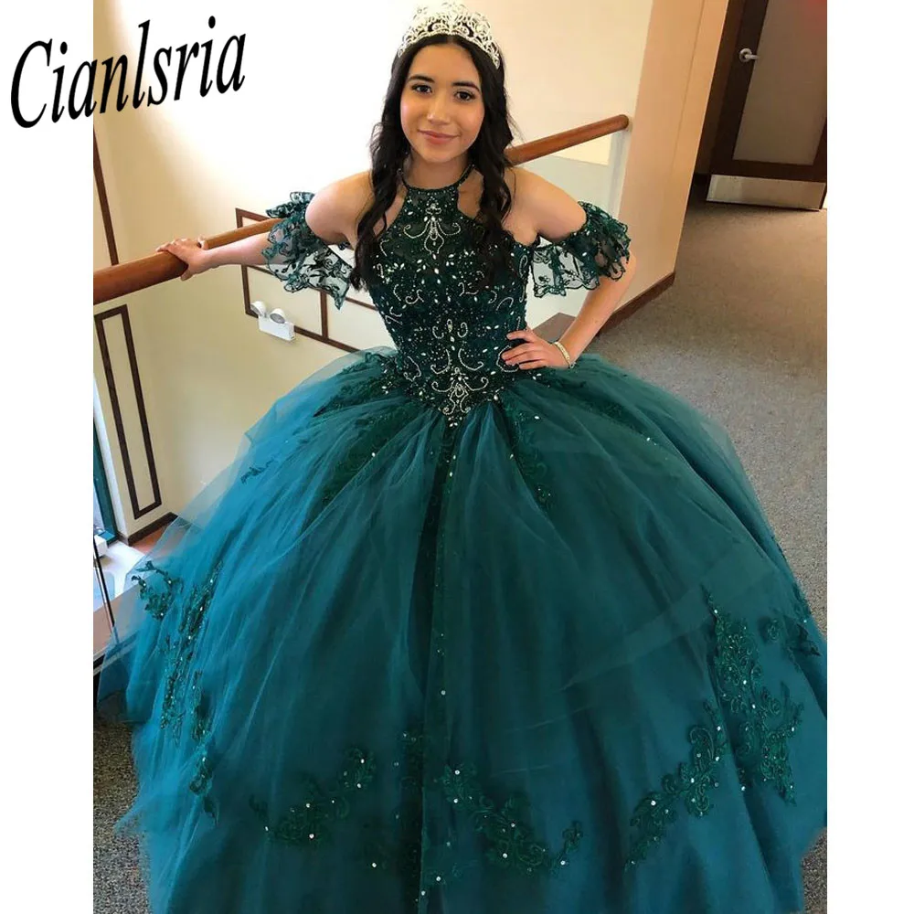 Dark Green Lace Beaded Quinceanera Dresses 2023 Ball Gown Sweet 16 Dress Birthday Party Gowns
Dark Green Lace Beaded Quinceanera Dresses 2023 Ball Gown Sweet 16 Dress Birthday Party Gowns