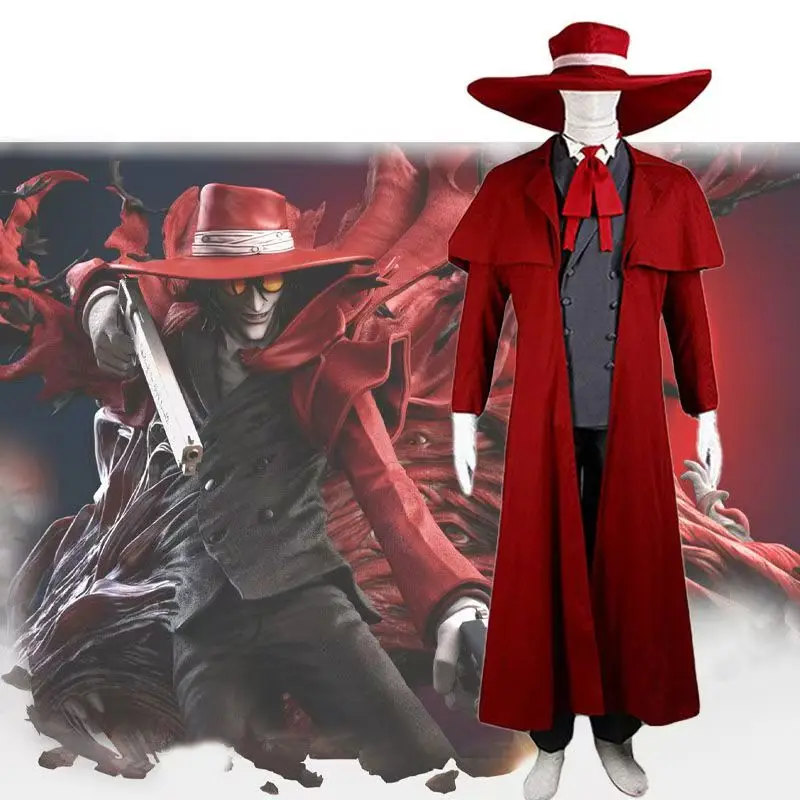 Gothic Vampire Cosplay Attire - Hellsing Series Alucard Style Costume
Gothic Vampire Cosplay Attire - Hellsing Series Alucard Style Costume