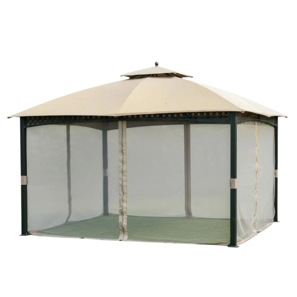 Reinforced RipLock 350 Replacement Canopy Top and Netting Set Compatible with Windsor Dome 10’ x 12’ Gazebo Models, Customized
Reinforced RipLock 350 Replacement Canopy Top and Netting Set Compatible with Windsor Dome 10’ x 12’ Gazebo Models, Customized