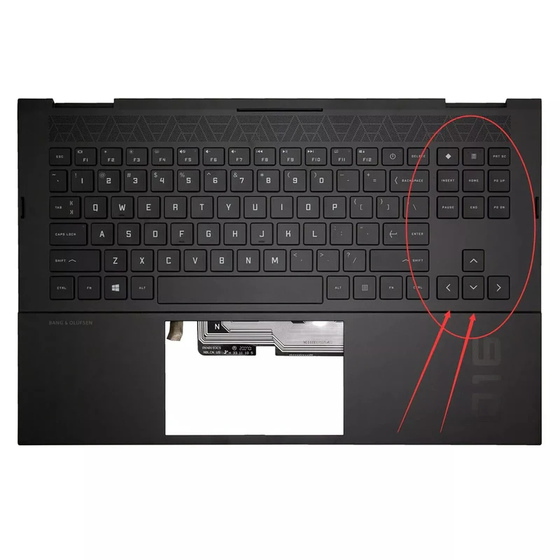 L+ New For HP OMEN 16-B 16-C TPN-Q265 TPN-Q267 Palmrest w/ Backlit Keyboard 16.1"
L+ New For HP OMEN 16-B 16-C TPN-Q265 TPN-Q267 Palmrest w/ Backlit Keyboard 16.1"