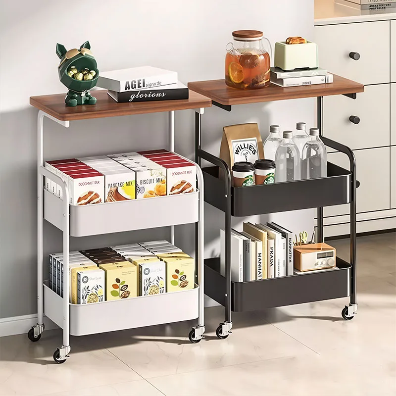3-Tier Rolling Storage Cart with Solid Wood Top, Metal Basket Utility Trolley with Casters for Home Kitchen Bedroom Bathroom
3-Tier Rolling Storage Cart with Solid Wood Top, Metal Basket Utility Trolley with Casters for Home Kitchen Bedroom Bathroom
