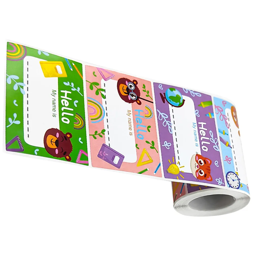 Cartoon Animal Name Tags 75x50mm Peel Paste Write Pen Classroom Daycare Bottle Labels Unisex Clothing School Supplies
Cartoon Animal Name Tags 75x50mm Peel Paste Write Pen Classroom Daycare Bottle Labels Unisex Clothing School Supplies