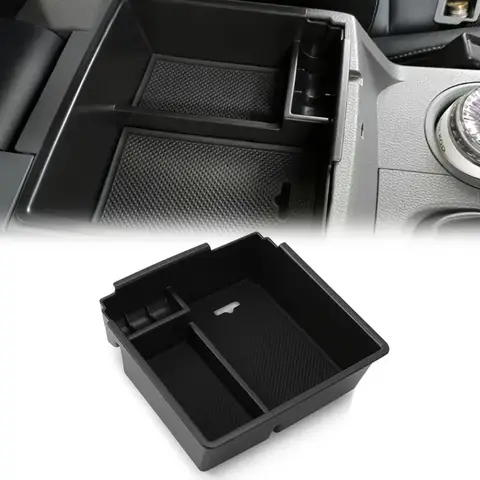 Car Central Armrest Box Storage Box For Ford Ranger T6 Raptor Wildtrak Car Parts 2012-2018 Hidden Coin Tray Storage Box Interior