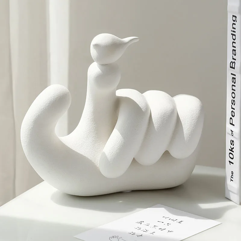 Modern Simple Ceramic Fingertip Bird Ornaments Living Room Porch TV Cabinet Decorative Model Crafts Home Decoration Accessories
Modern Simple Ceramic Fingertip Bird Ornaments Living Room Porch TV Cabinet Decorative Model Crafts Home Decoration Accessories