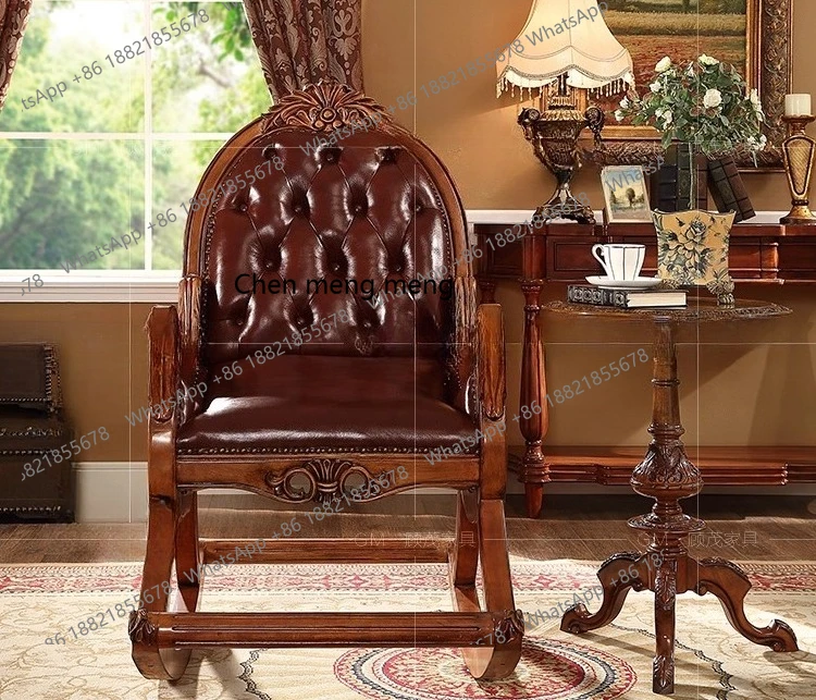 Европейское кресло-качалка из цельного дерева, домашнее кресло для сна для взрослых, беззаботное кресло для пожилых людей
Европейское кресло-качалка из цельного дерева, домашнее кресло для сна для взрослых, беззаботное кресло для пожилых людей