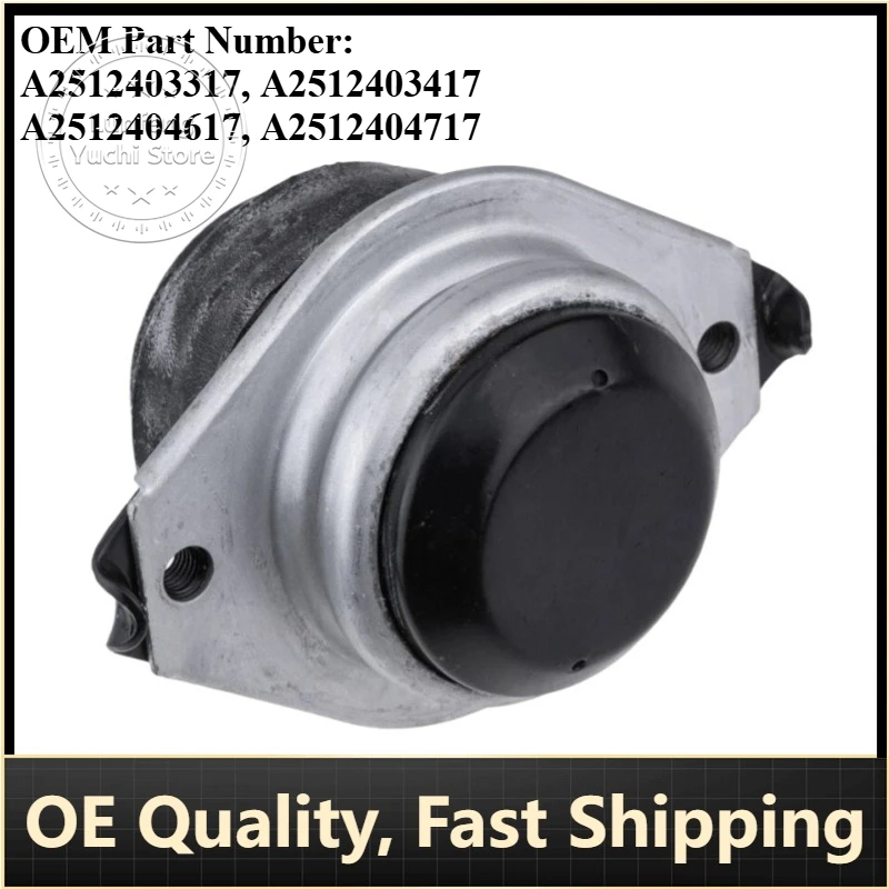 P/N: A2512403317, A2512403417, A2512404617, A2512404717 - Engine Mount for Mercedes-Benz GL-Class (X164), M-Class (W164)
P/N: A2512403317, A2512403417, A2512404617, A2512404717 - Engine Mount for Mercedes-Benz GL-Class (X164), M-Class (W164)